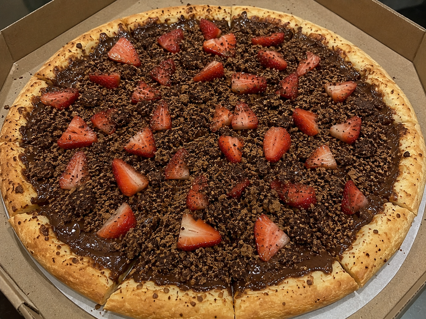 Pizza de Nutella